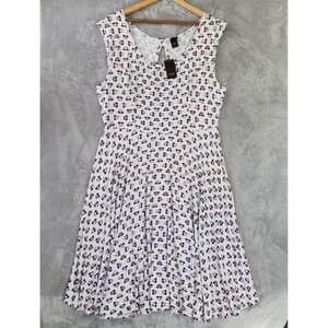 Torrid Disney Dress Womens Size 3X Minnie Mouse Emoji Print Stretch Knit NEW